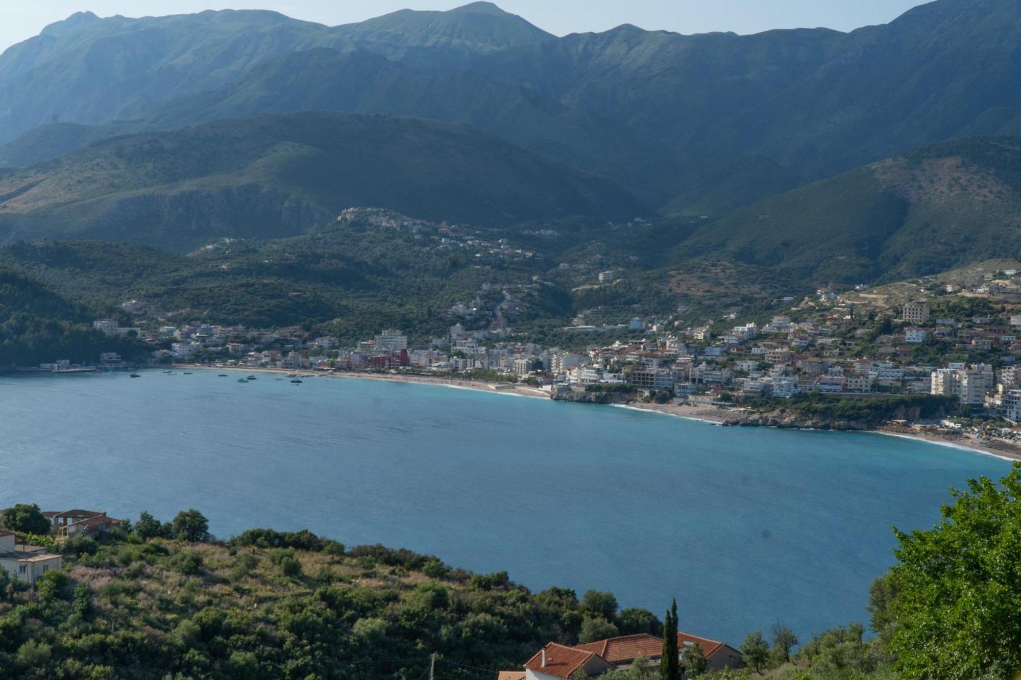 Sunset Serenity Himare Buitenkant foto