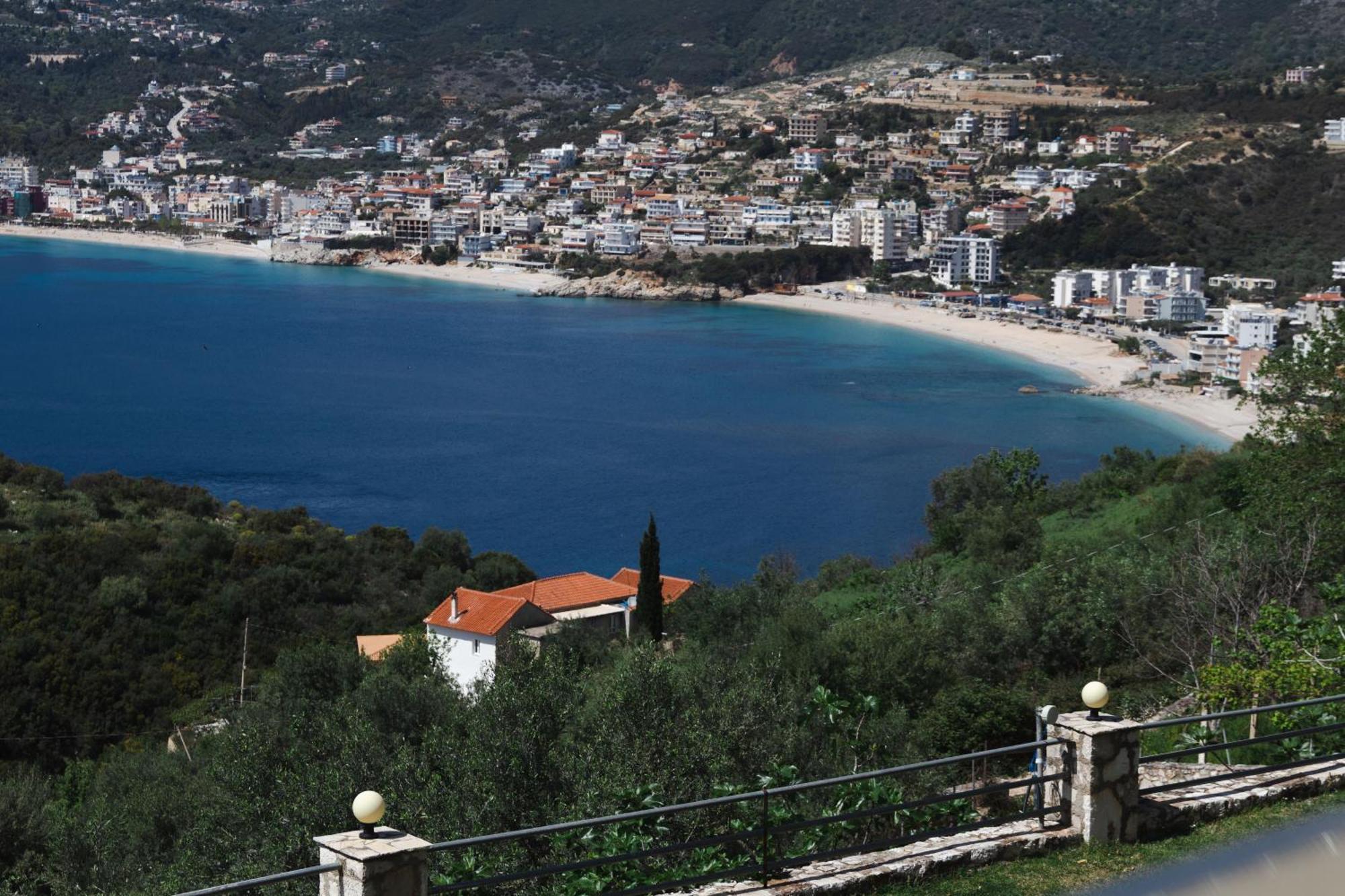 Sunset Serenity Himare Buitenkant foto