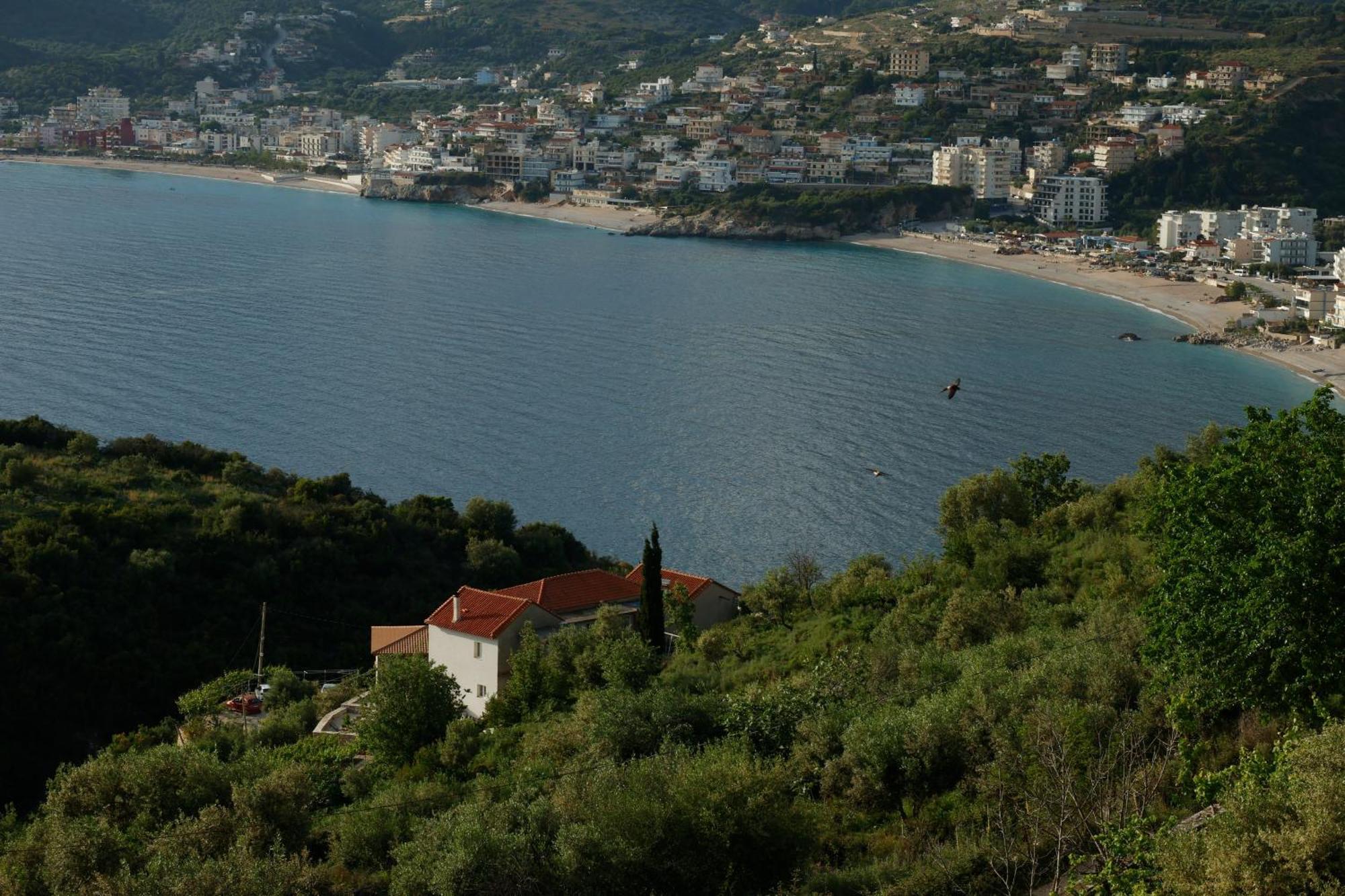 Sunset Serenity Himare Buitenkant foto